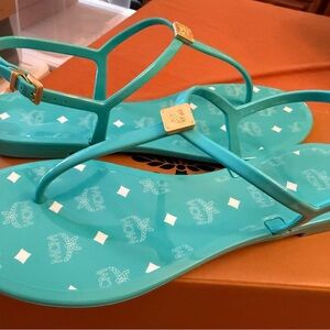 MCM Women's Aqua Sandals